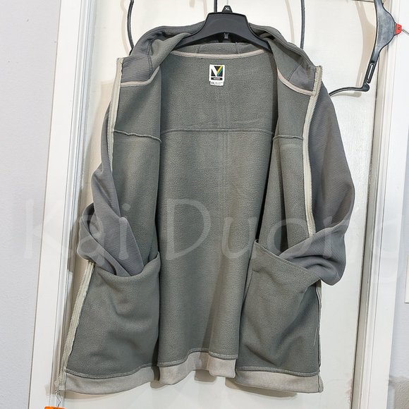GRAY‎ Voyager Men's Full Zip Fleece Hoodie - Picture 3 of 6